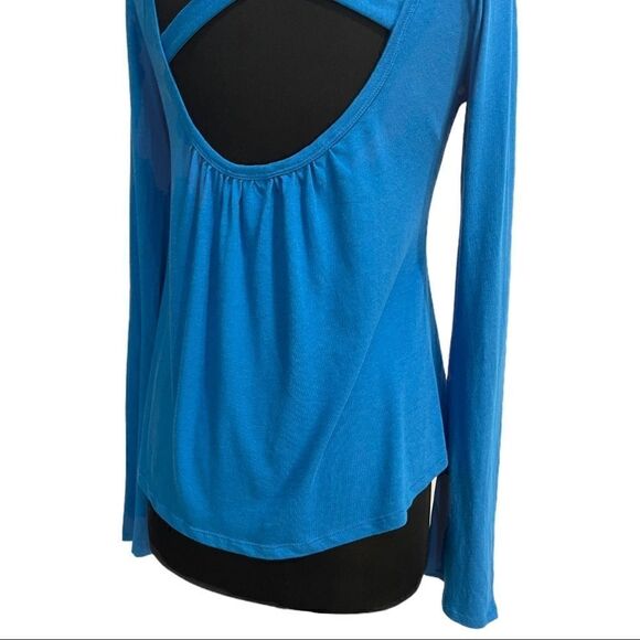 Victoria's Secret Blue Bell Sleeve Swing Top Sz S - Picture 7 of 11